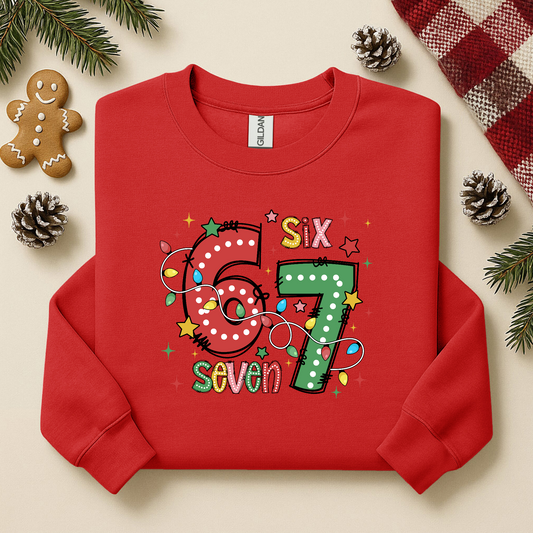 Six Seven Christmas Numbers YOUTH & ADULT SIZES
