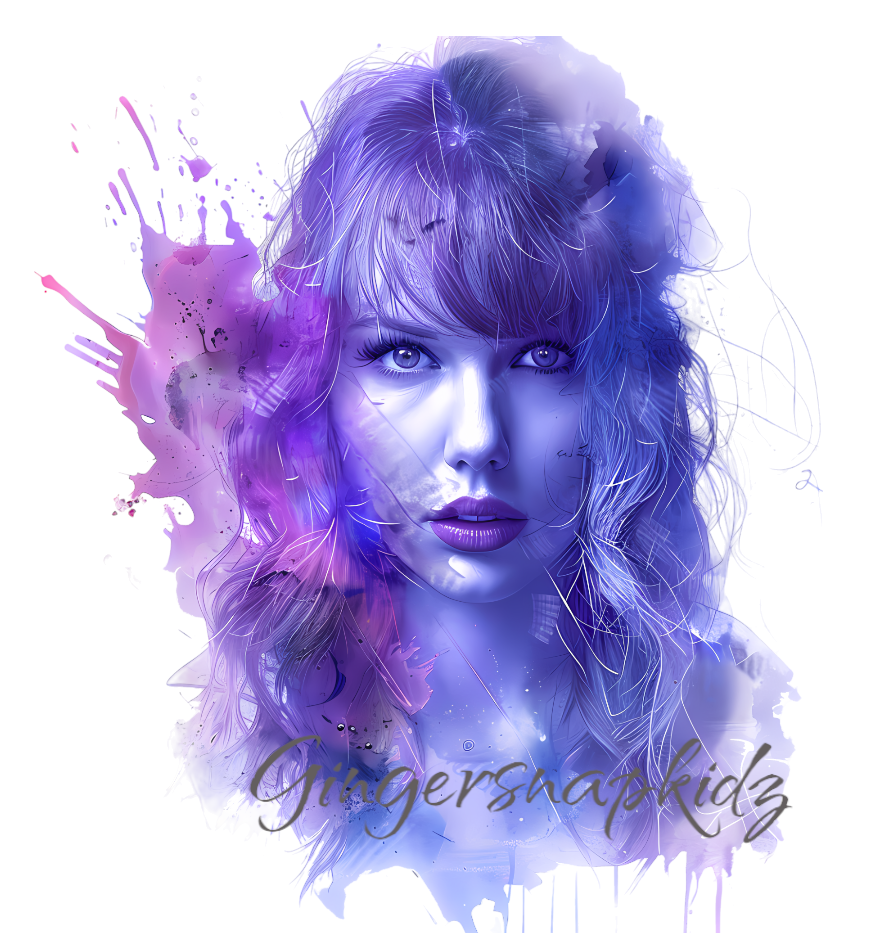 Taylor Purple Watercolor